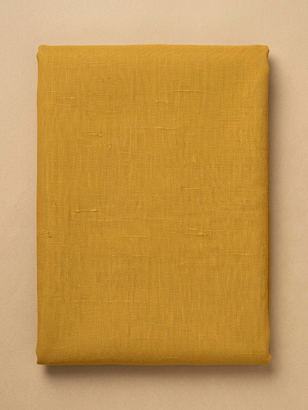 Mustard Chanderi Printed Unstitched Dress Material