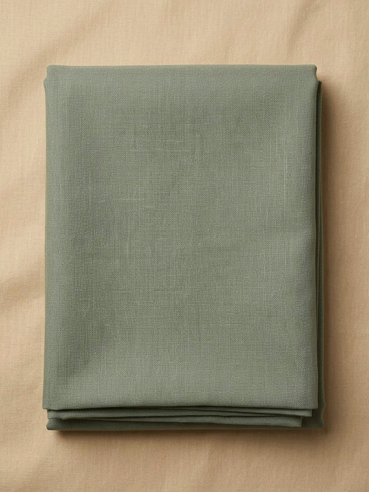 Grey Cotton Blend Embroidered Unstitched Dress Material