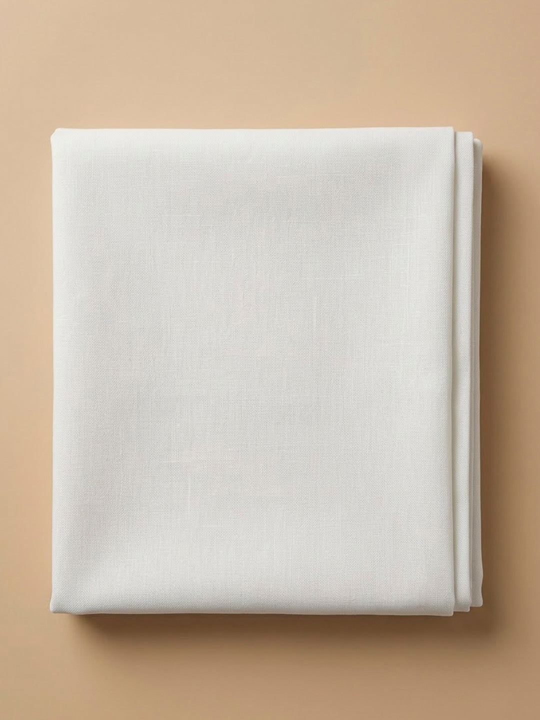 Off White Cotton Blend Embroidered Unstitched Dress Material