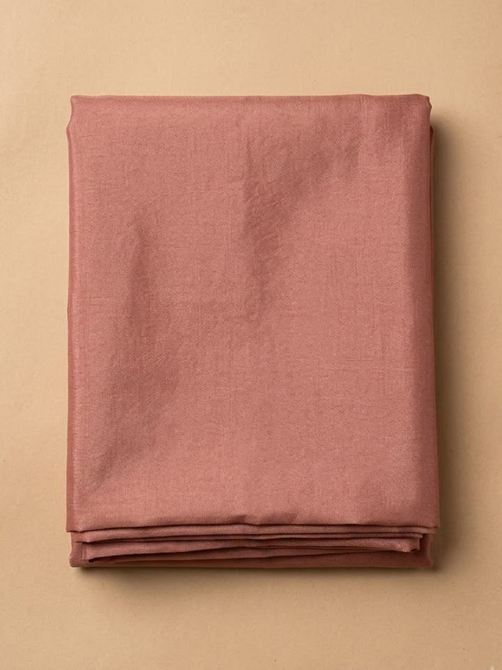 Onion Pink Tissue Embroidered Unstitched Dress Material