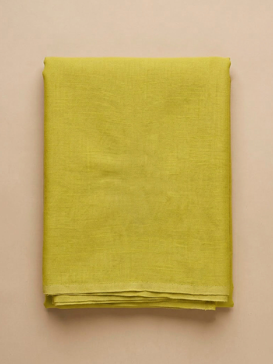 Yellow Chanderi Embroidered Unstitched Dress Material
