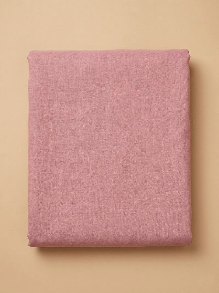 Onion Pink Chanderi Embroidered Unstitched Dress Material