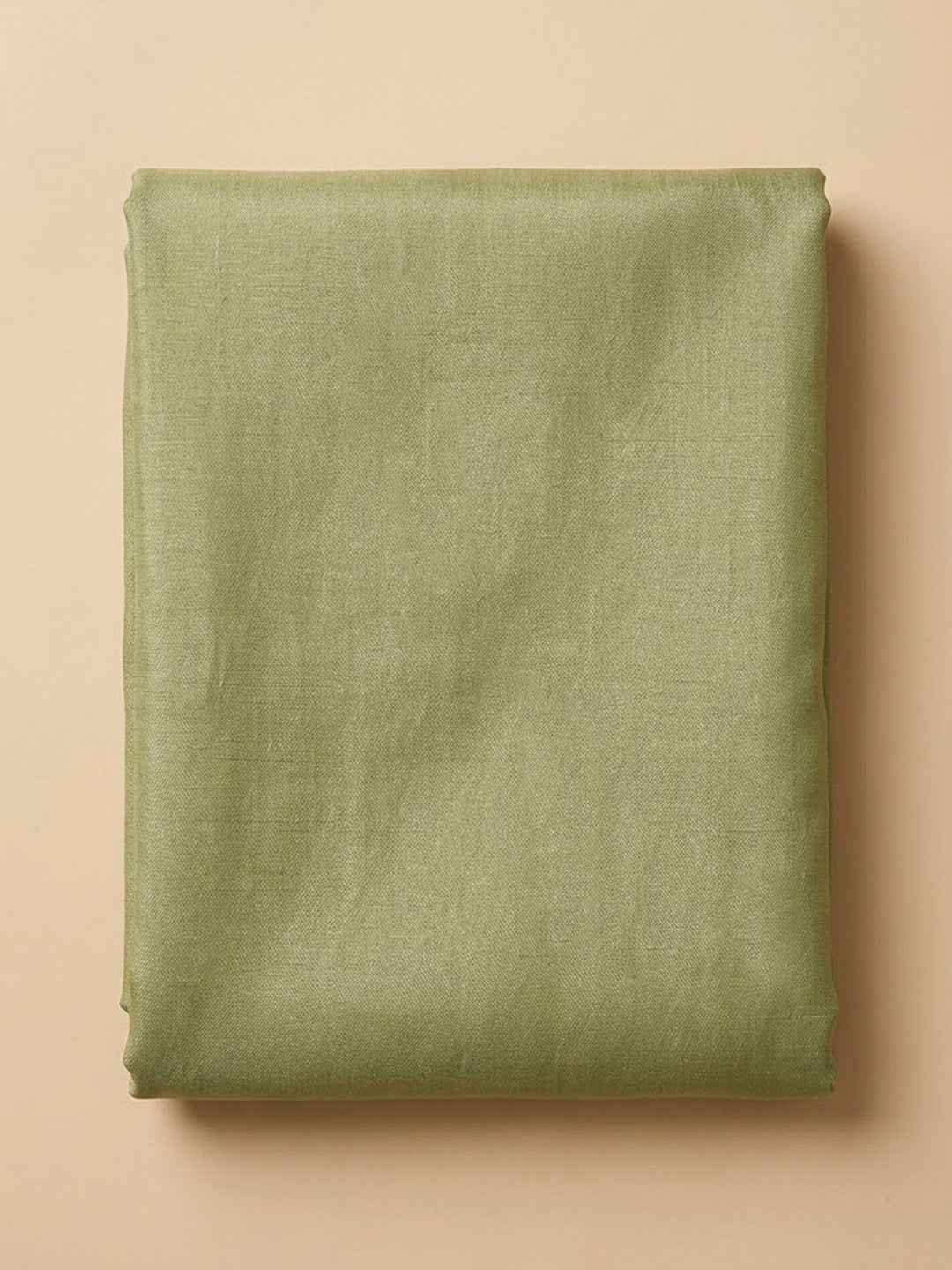 Pista Green Chanderi Embroidered Unstitched Dress Material