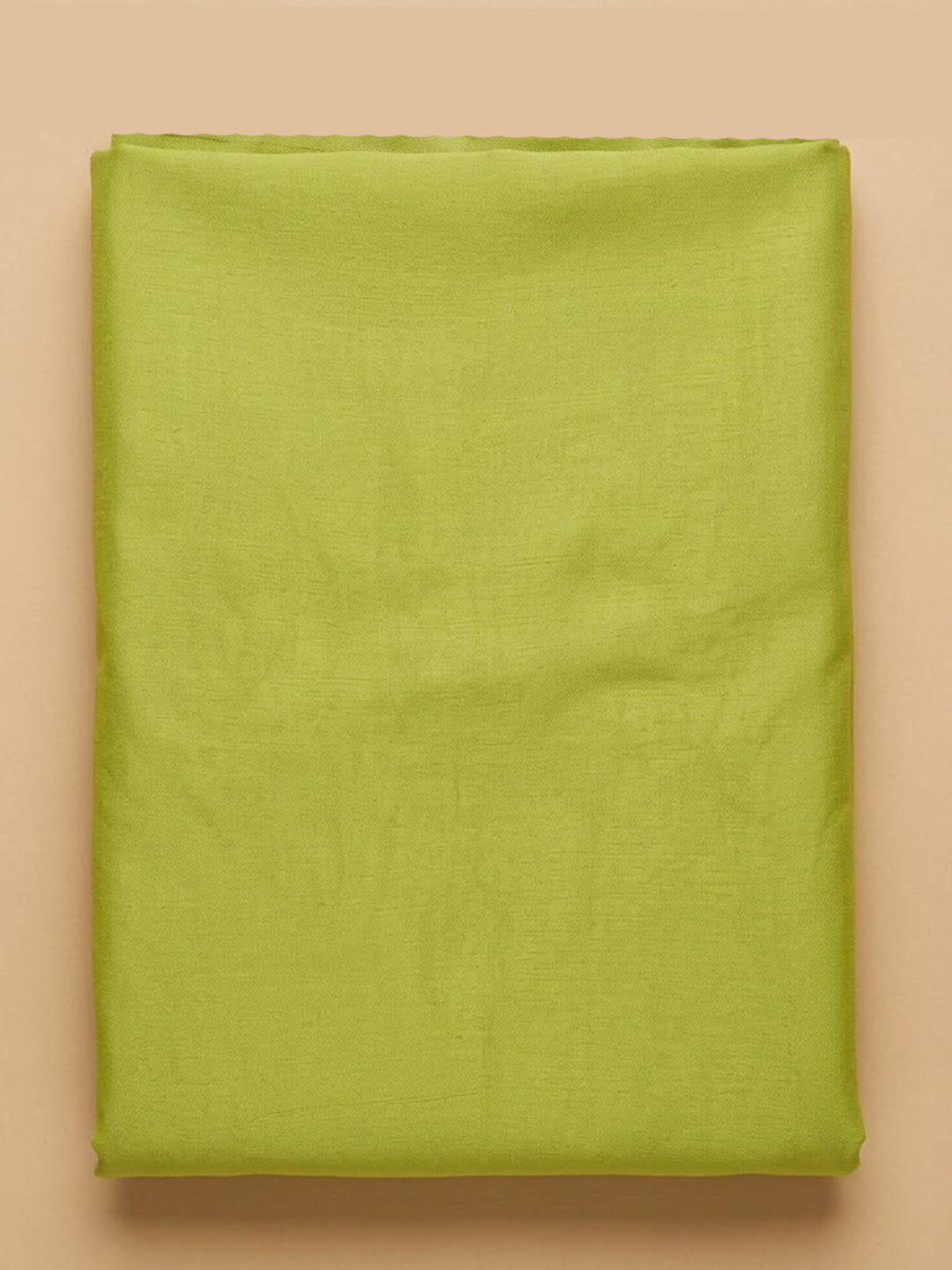 Pista Green Chanderi Embroidered Unstitched Dress Material