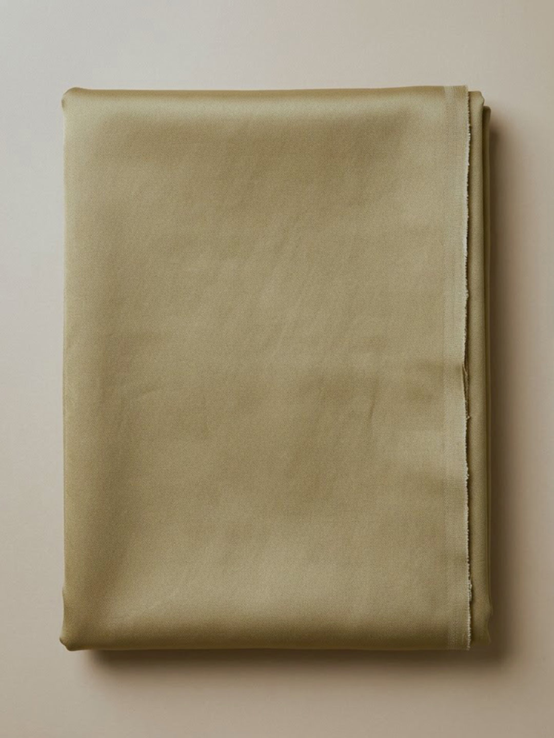 Beige Organza Embroidered Unstitched Dress Material
