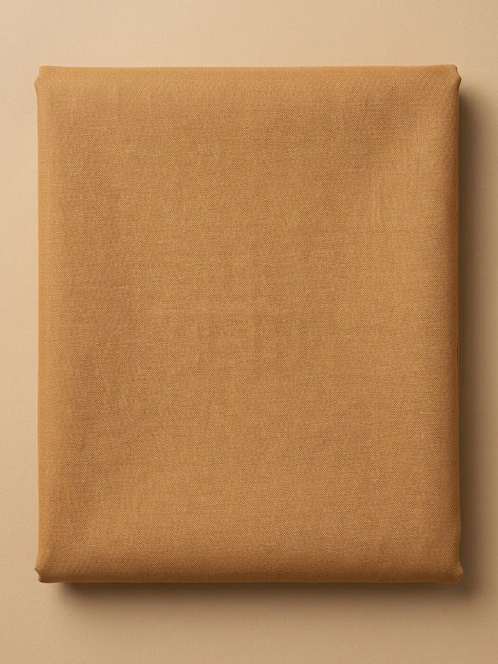 Rust Organza Printed Unstitched Dress Material