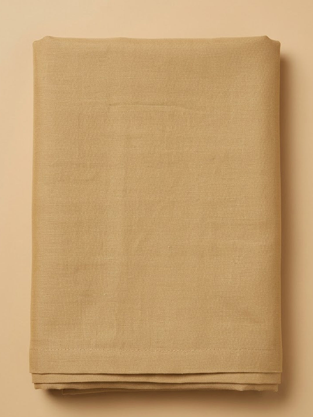 Beige Organza Embroidered Unstitched Dress Material