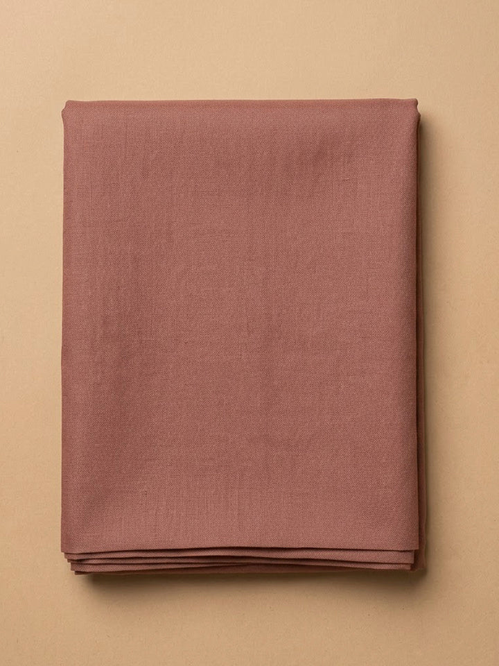 Onion Pink Chanderi Embroidered Unstitched Dress Material