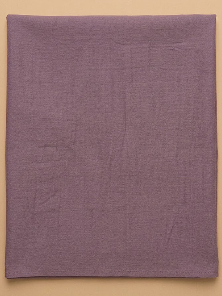 Purple Chanderi Embroidered Unstitched Dress Material