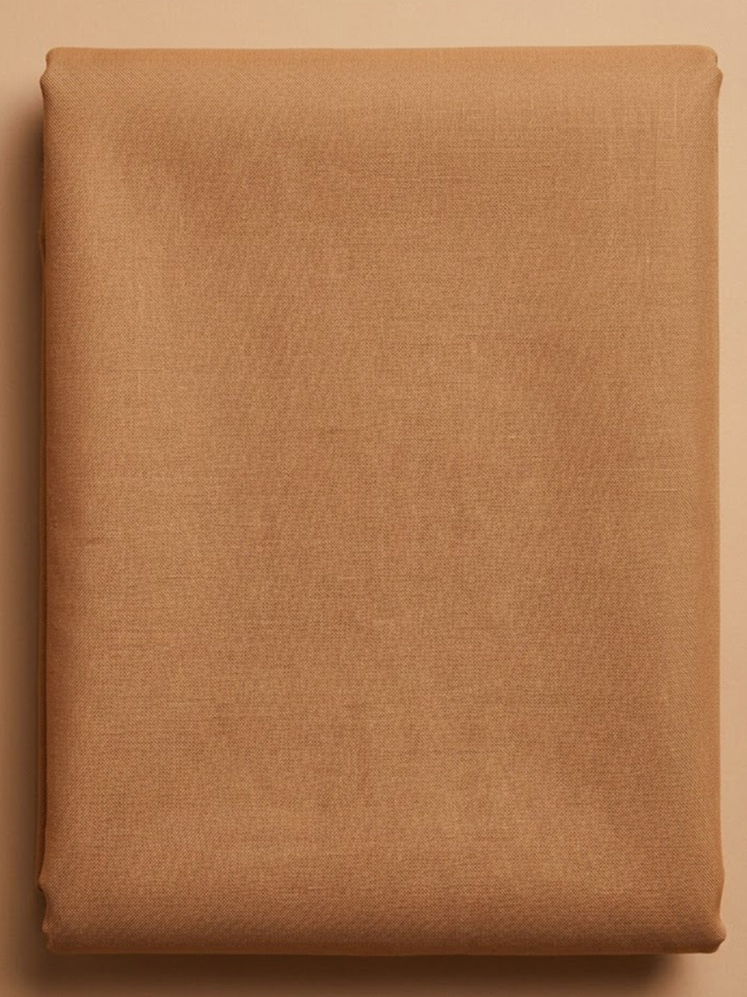 Rust Chanderi Embroidered Unstitched Dress Material