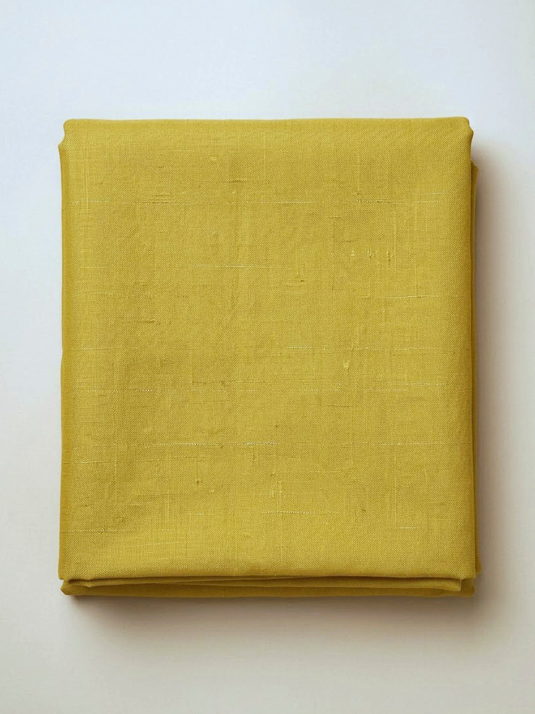 Mustard Chanderi Embroidered Unstitched Dress Material