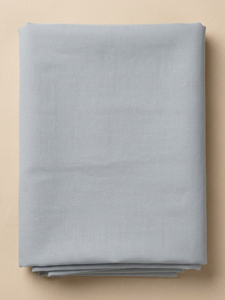 Grey Organza Printed Unstitched Dress Material