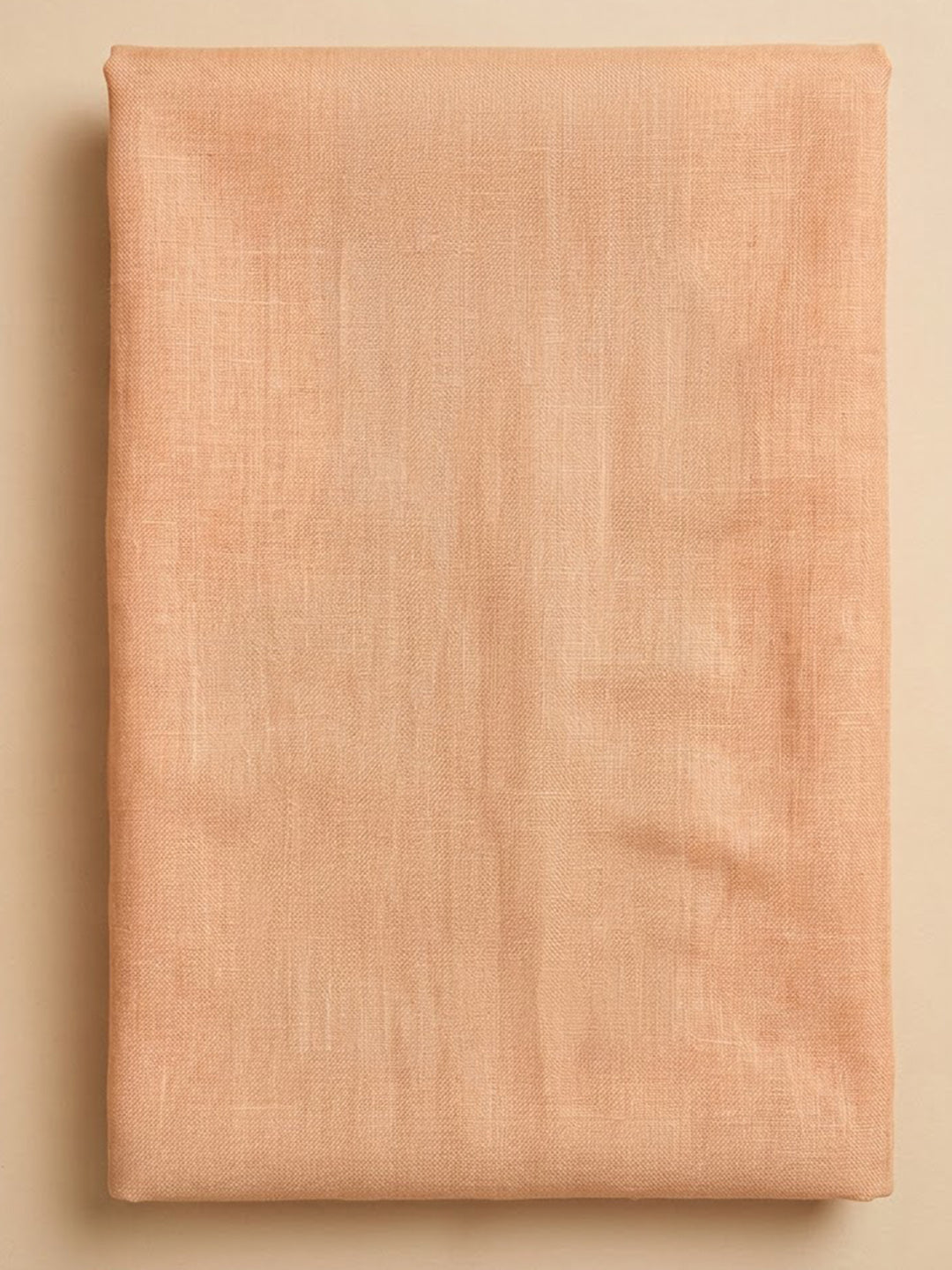 Peach Organza Printed Unstitched Dress Material