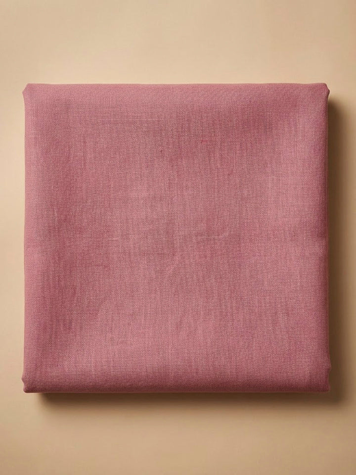Onion Pink Chanderi Embroidered Unstitched Dress Material