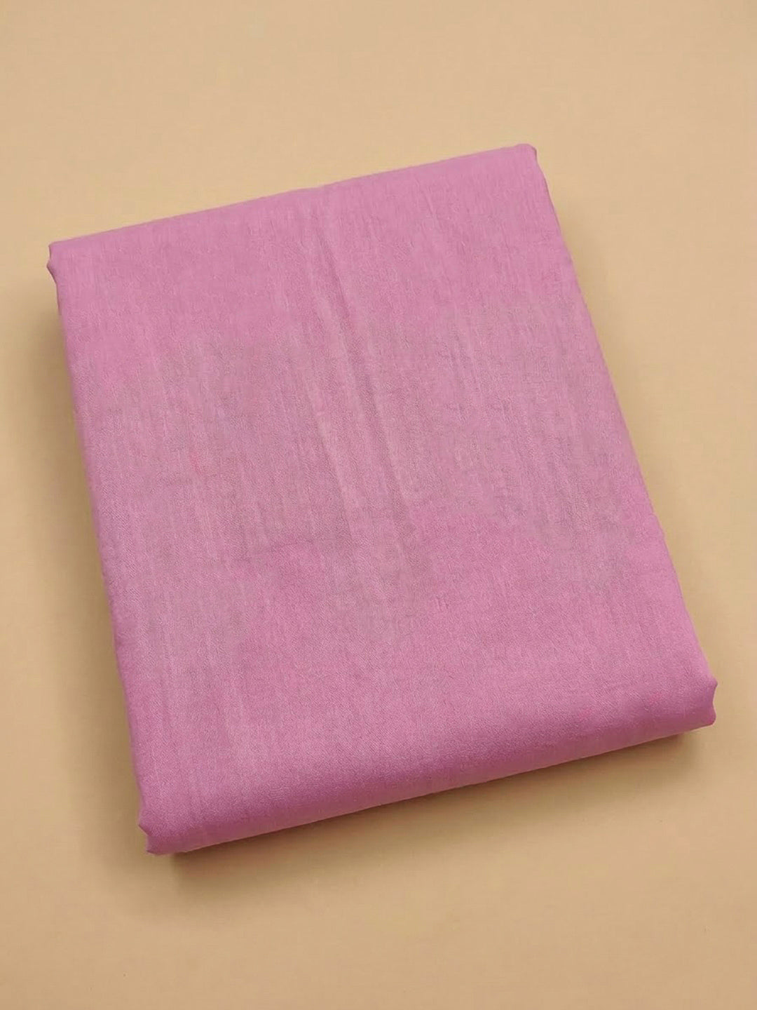 Pink Chanderi Embroidered Unstitched Dress Material
