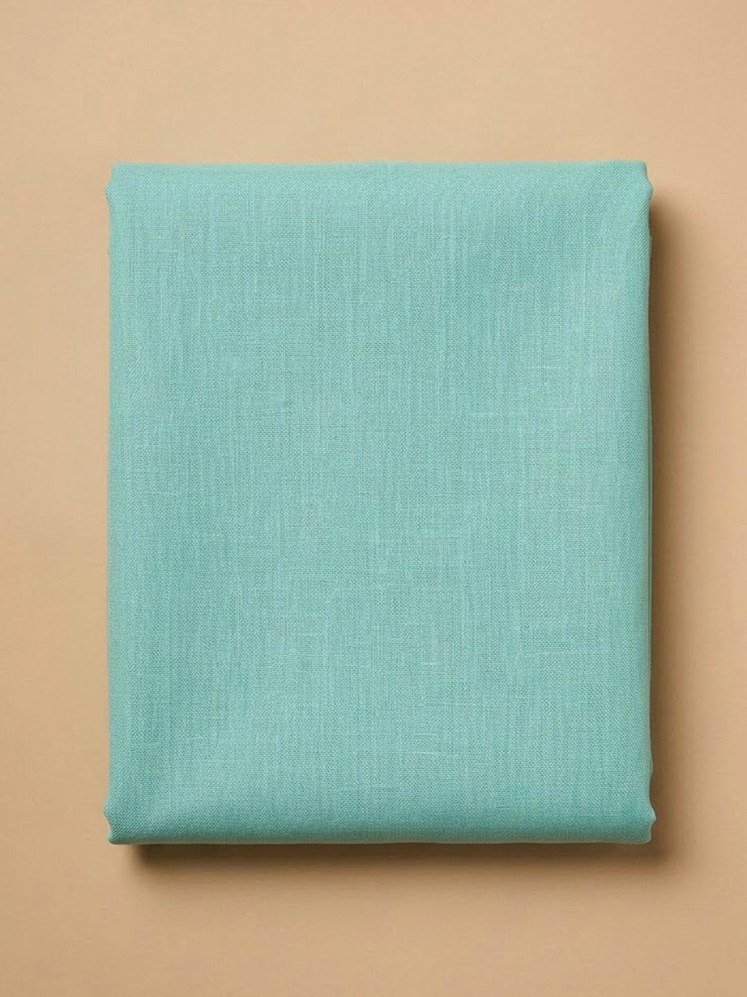 Sea Green Chanderi Embroidered Unstitched Dress Material