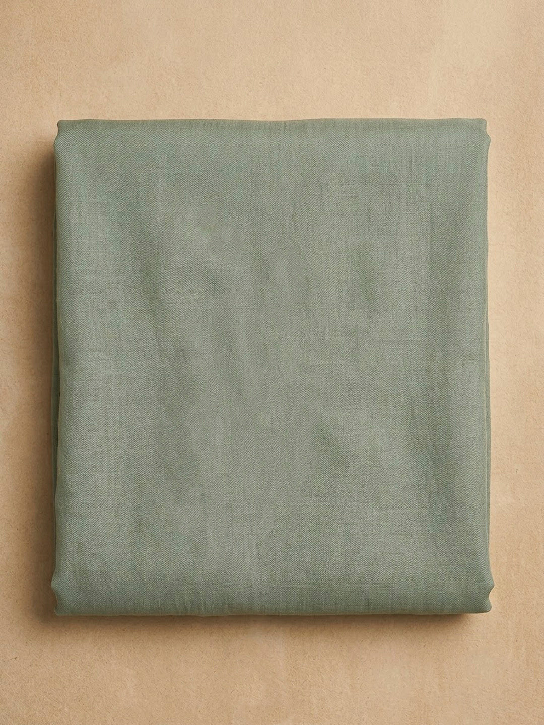 Olive Green Organza Embroidered Unstitched Dress Material