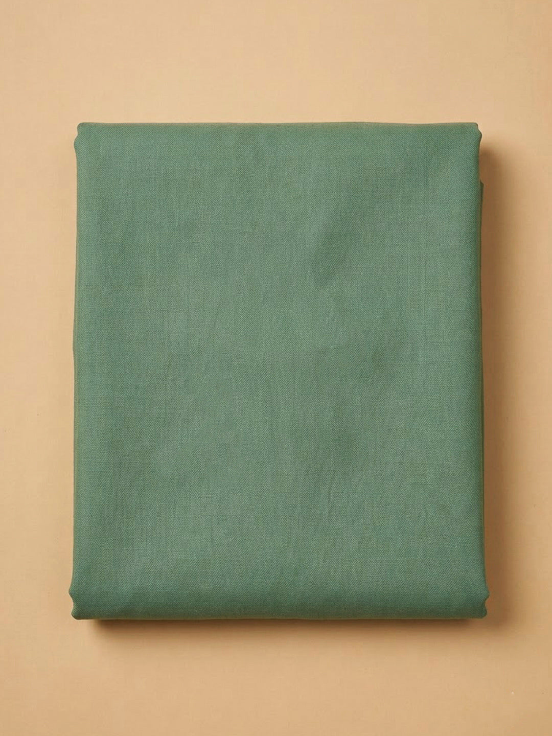 Green Organza Embroidered Unstitched Dress Material