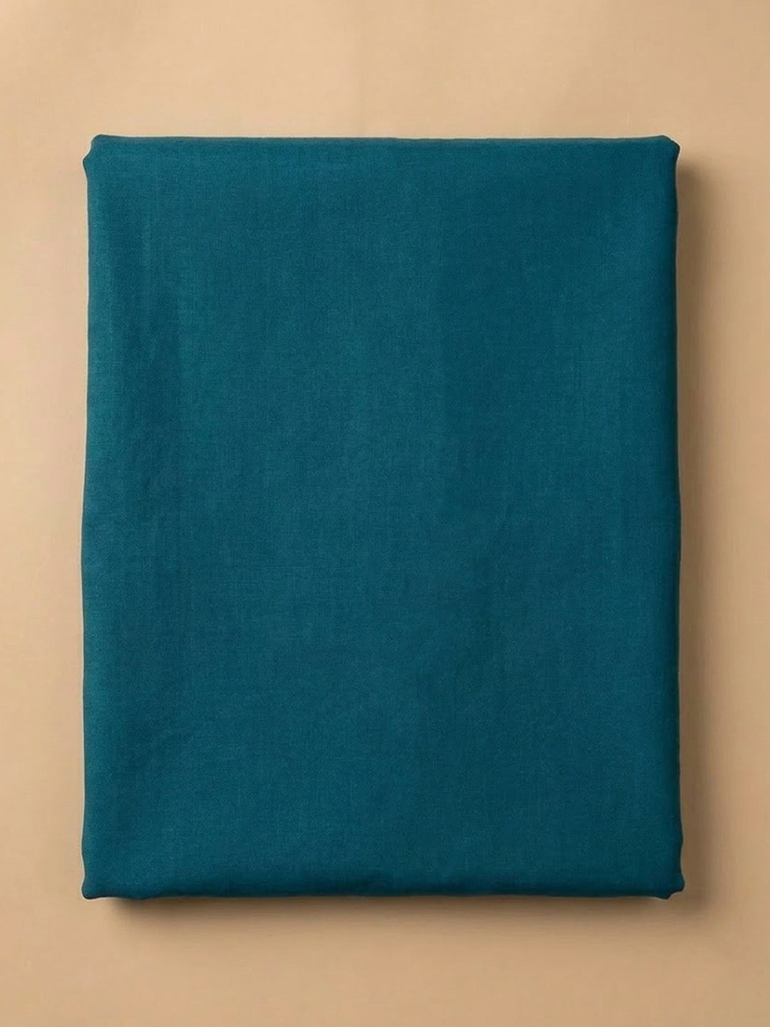 Blue Cotton Blend Embroidered Unstitched Dress Material