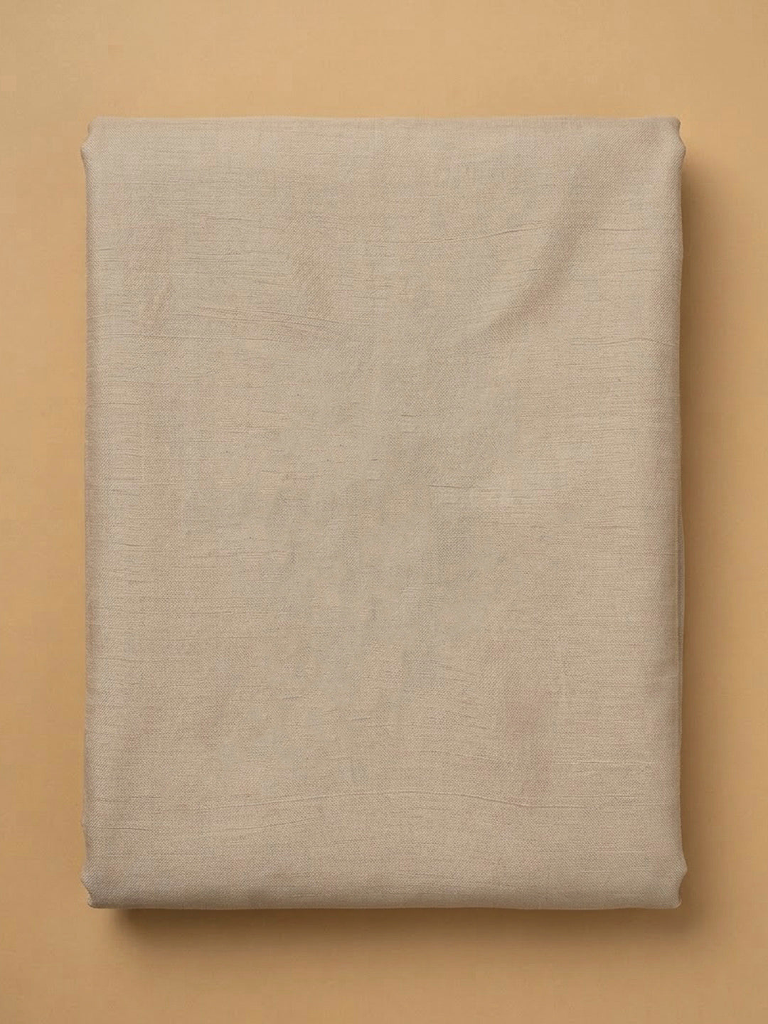 Cream Organza Embroidered Unstitched Dress Material