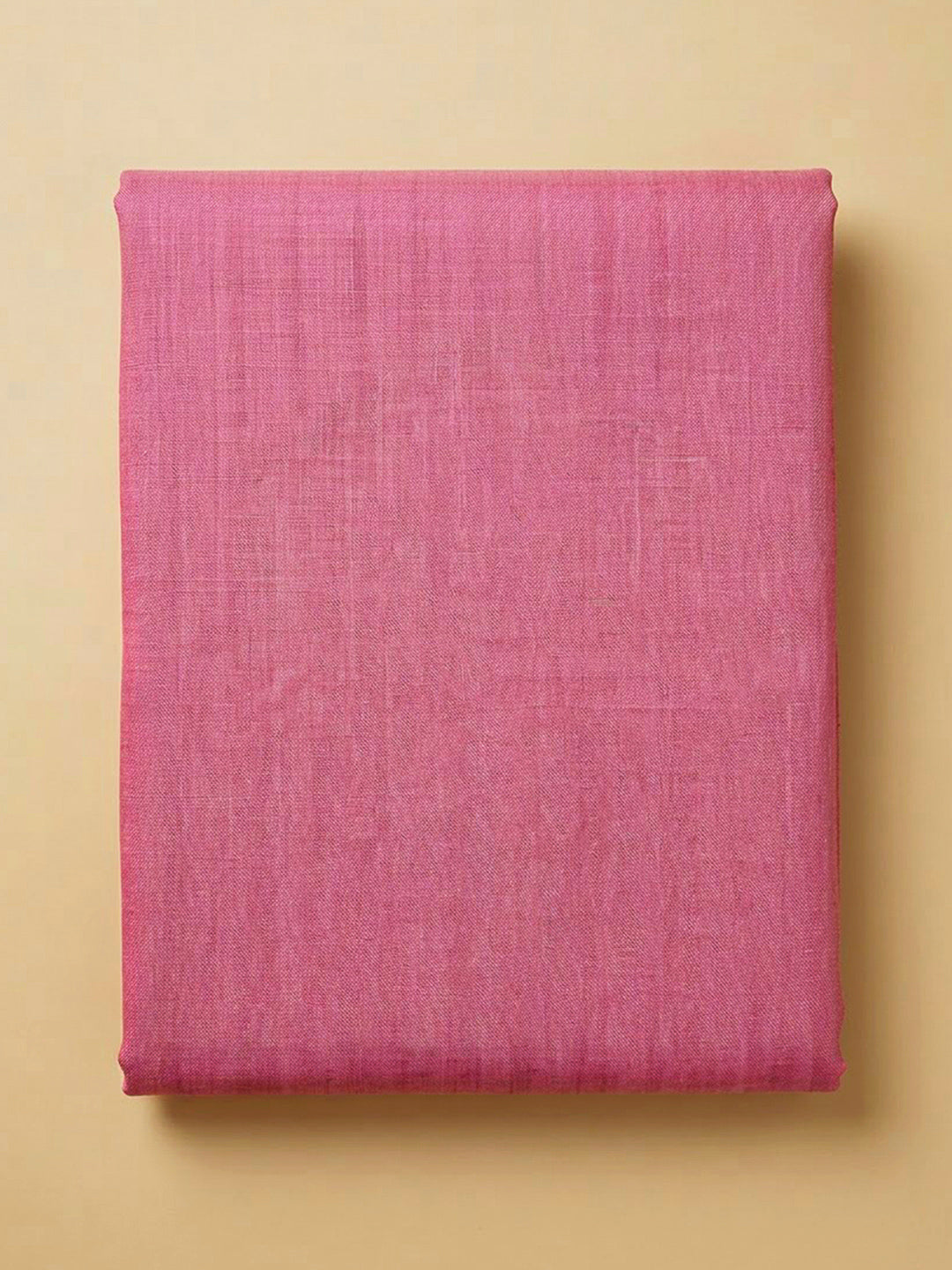 Onion Pink Linen Blend Printed Unstitched Dress Material