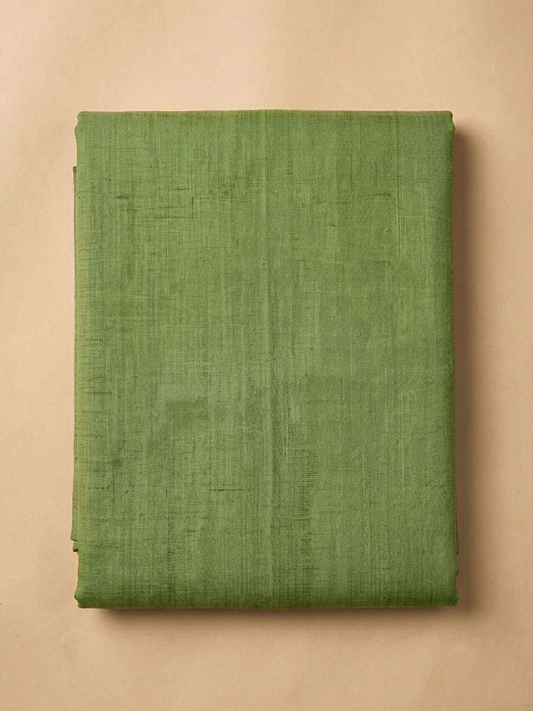 Pista Green Linen Blend Printed Unstitched Dress Material