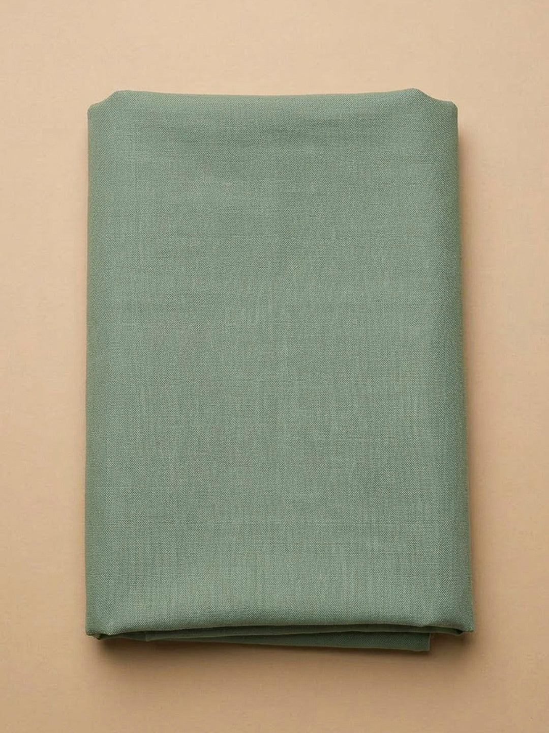 Aqua Green Chanderi Embroidered Unstitched Dress Material
