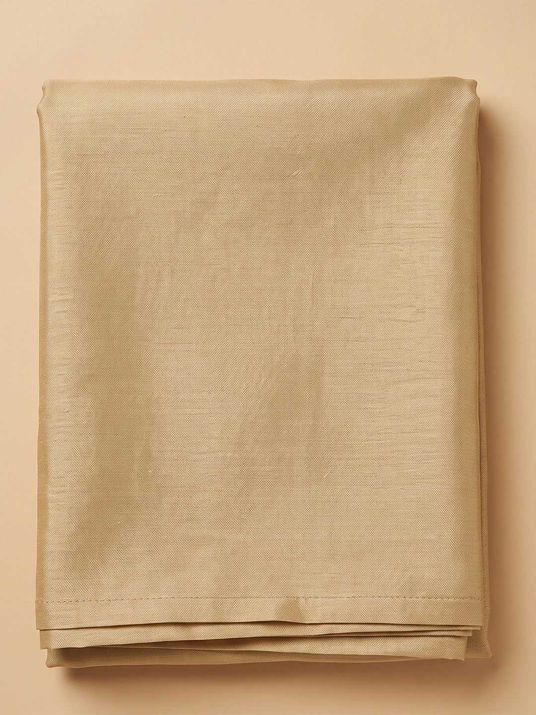 Beige Tissue Embroidered Unstitched Dress Material