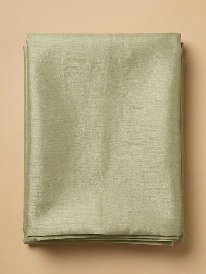 Pista-Green Tissue Embroidered Unstitched Dress Material