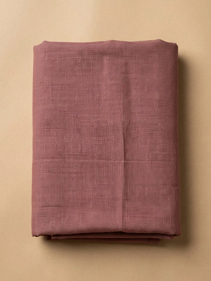 Dusty Pink Chanderi Printed Unstitched Dress Material