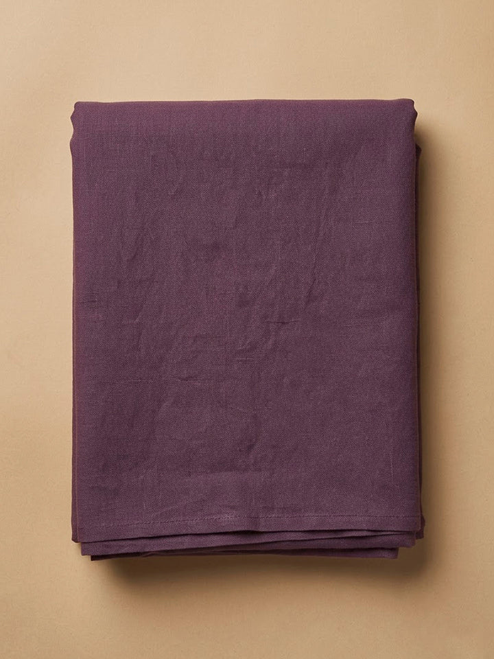 Purple Chanderi Printed Unstitched Dress Material