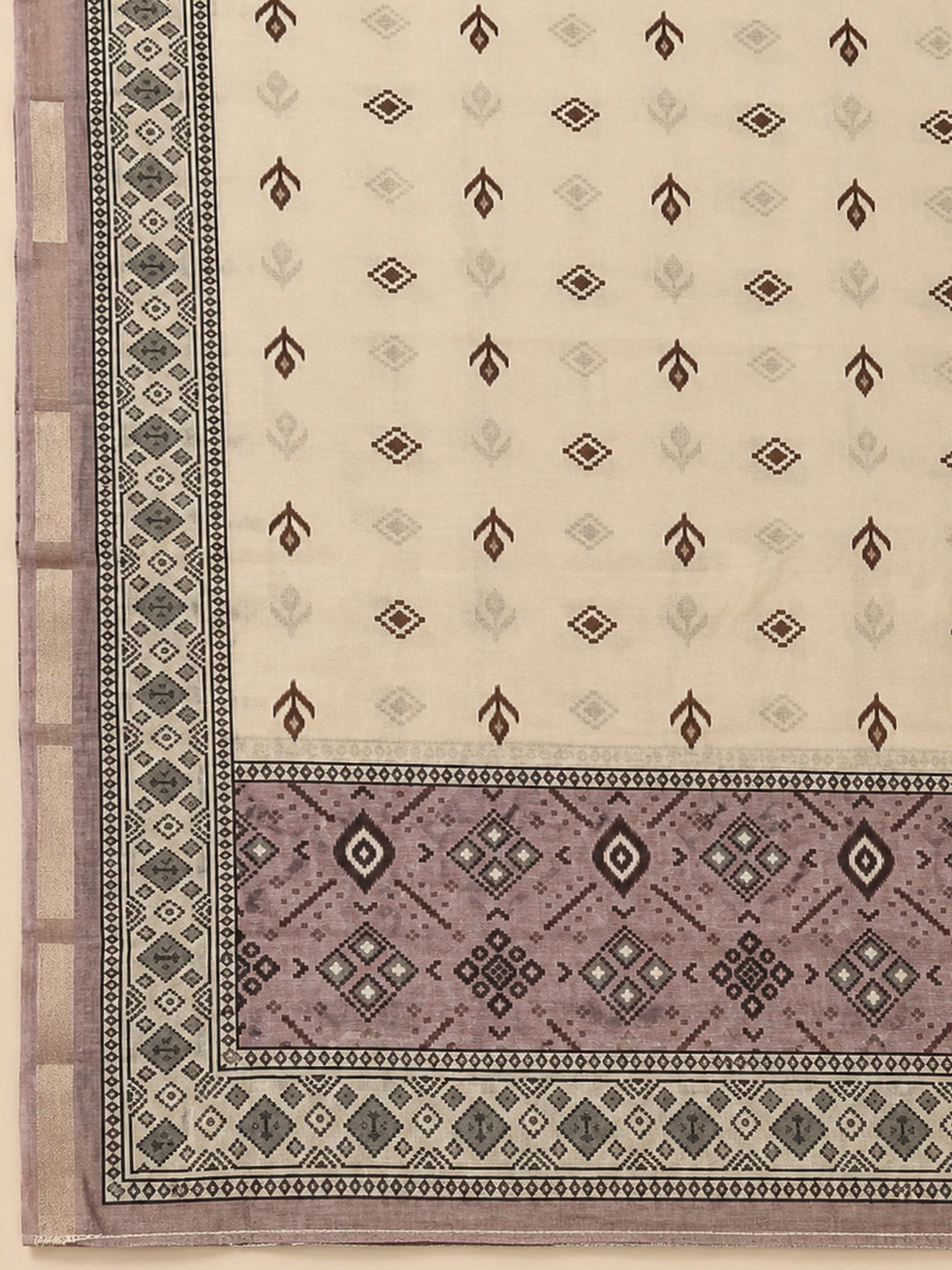 Onion Pink Chanderi Embroidered Unstitched Dress Material