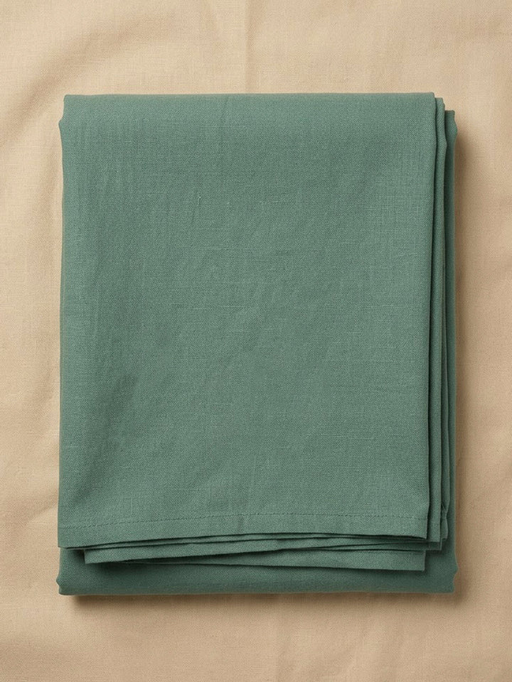 Sea Green Chanderi Embroidered Unstitched Dress Material