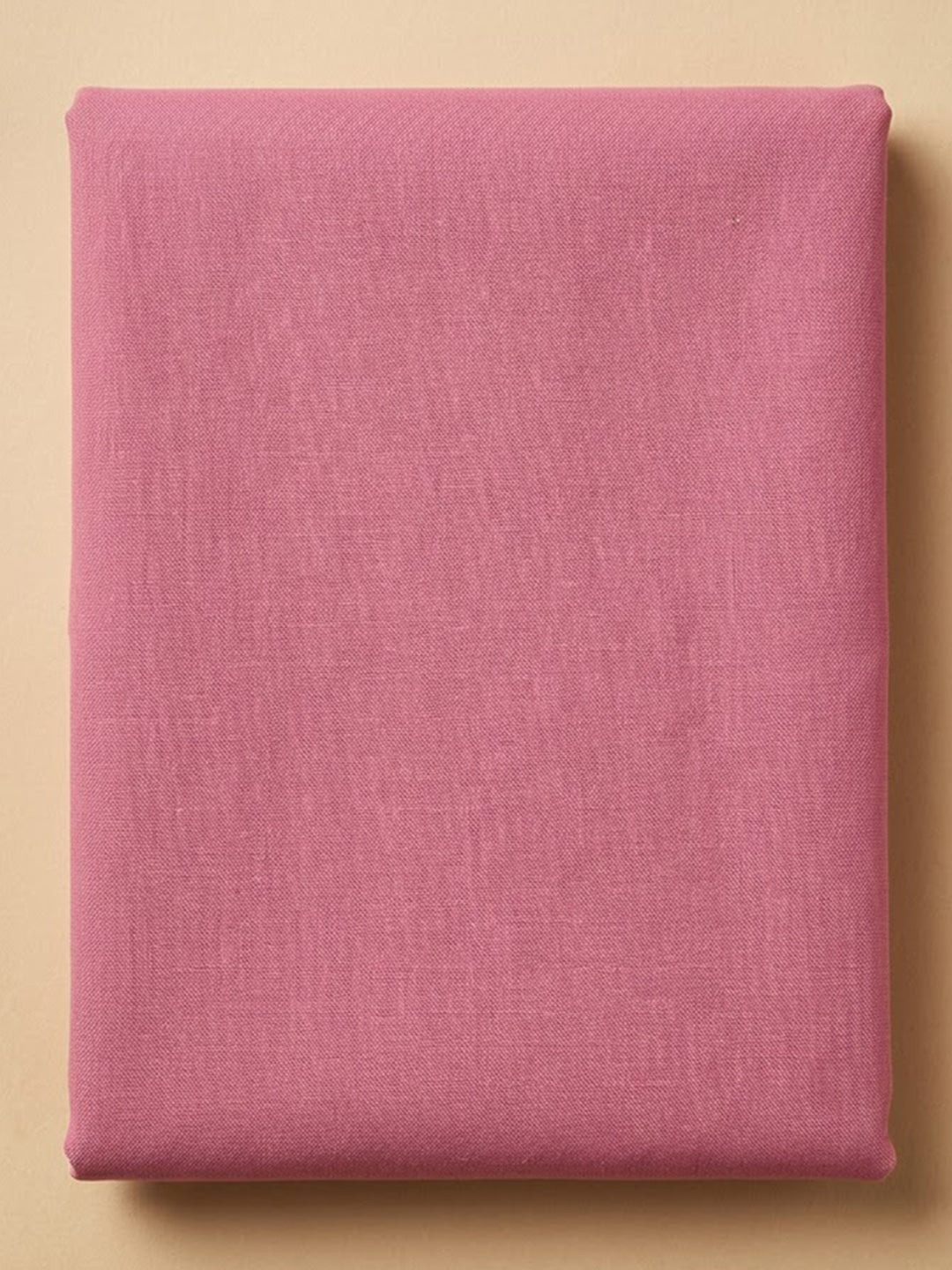 Onion Pink Linen Blend Printed Unstitched Dress Material