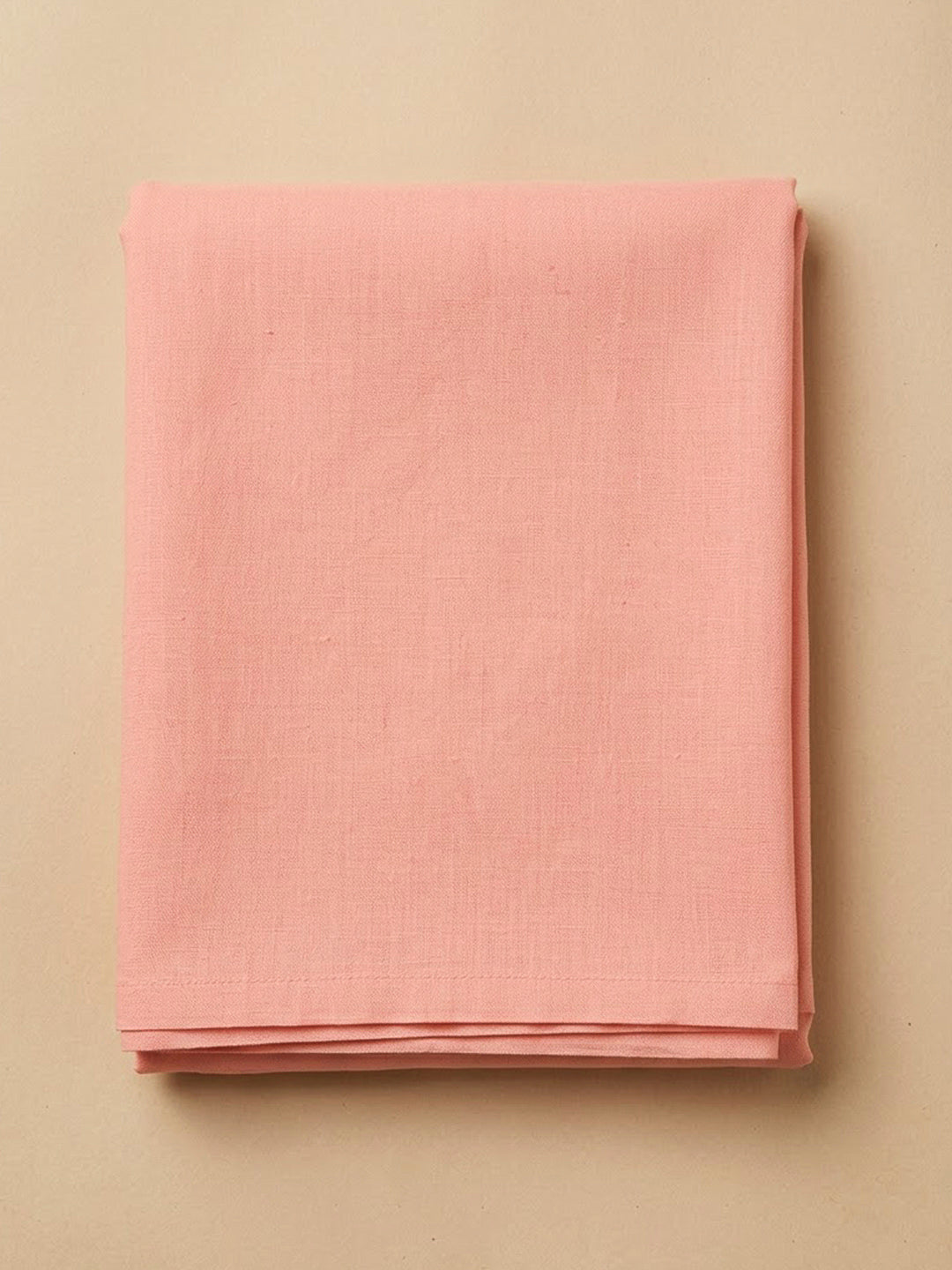Peach Chanderi Embroidered Unstitched Dress Material