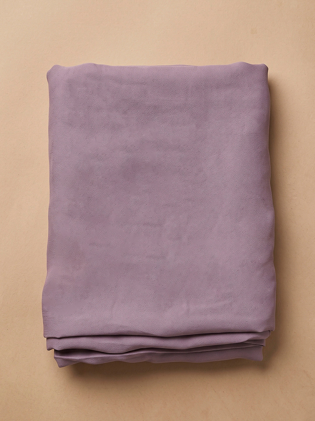 Lavender Organza Embroidered Unstitched Dress Material