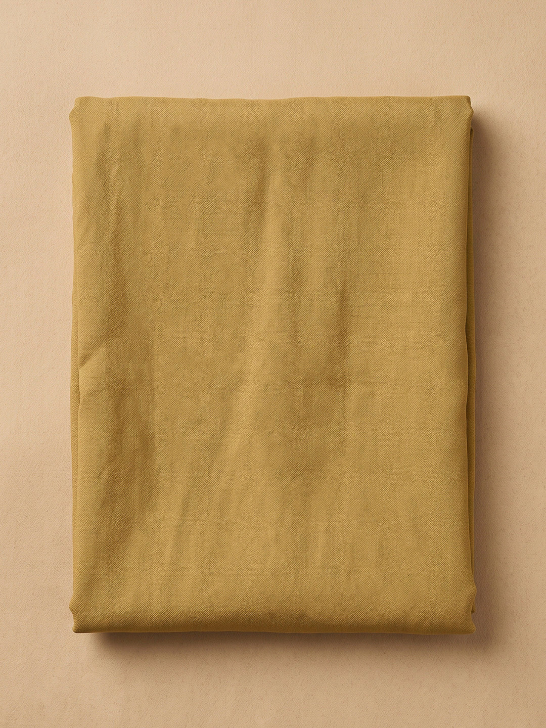 Mustard Organza Embroidered Unstitched Dress Material