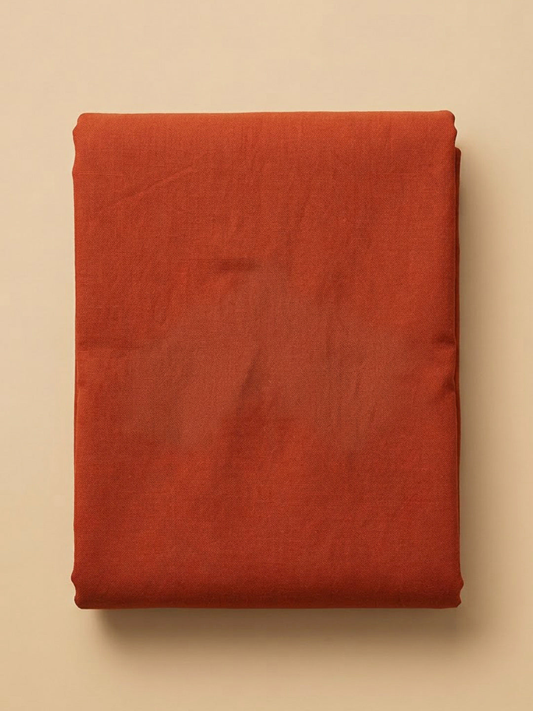 Rust Cotton Blend Embroidered Unstitched Dress Material