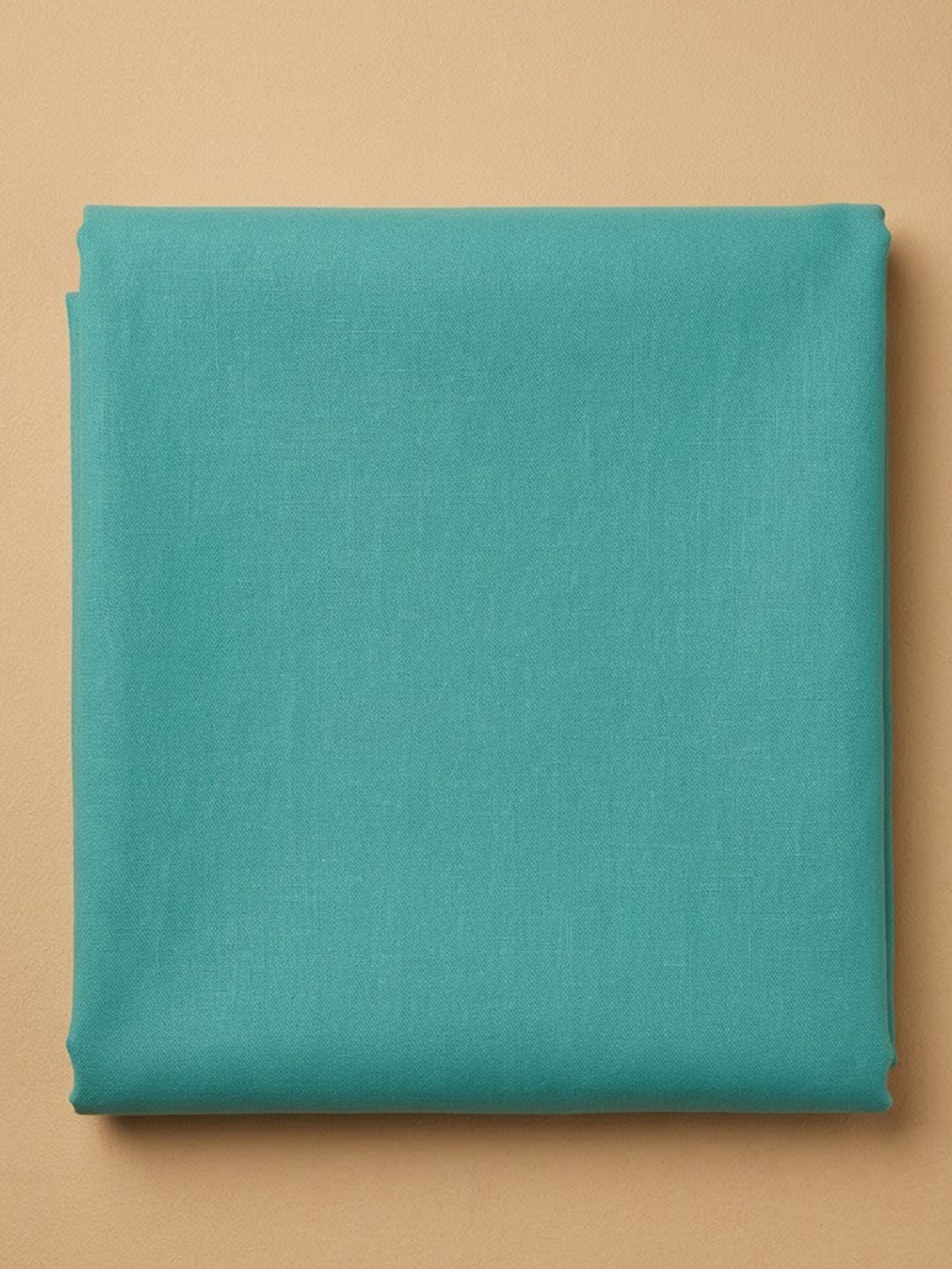 Sea-Green Chanderi Embroidered Unstitched Dress Material