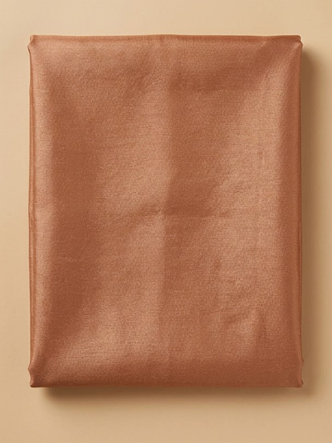 Peach Tissue Embroidered Unstitched Dress Material