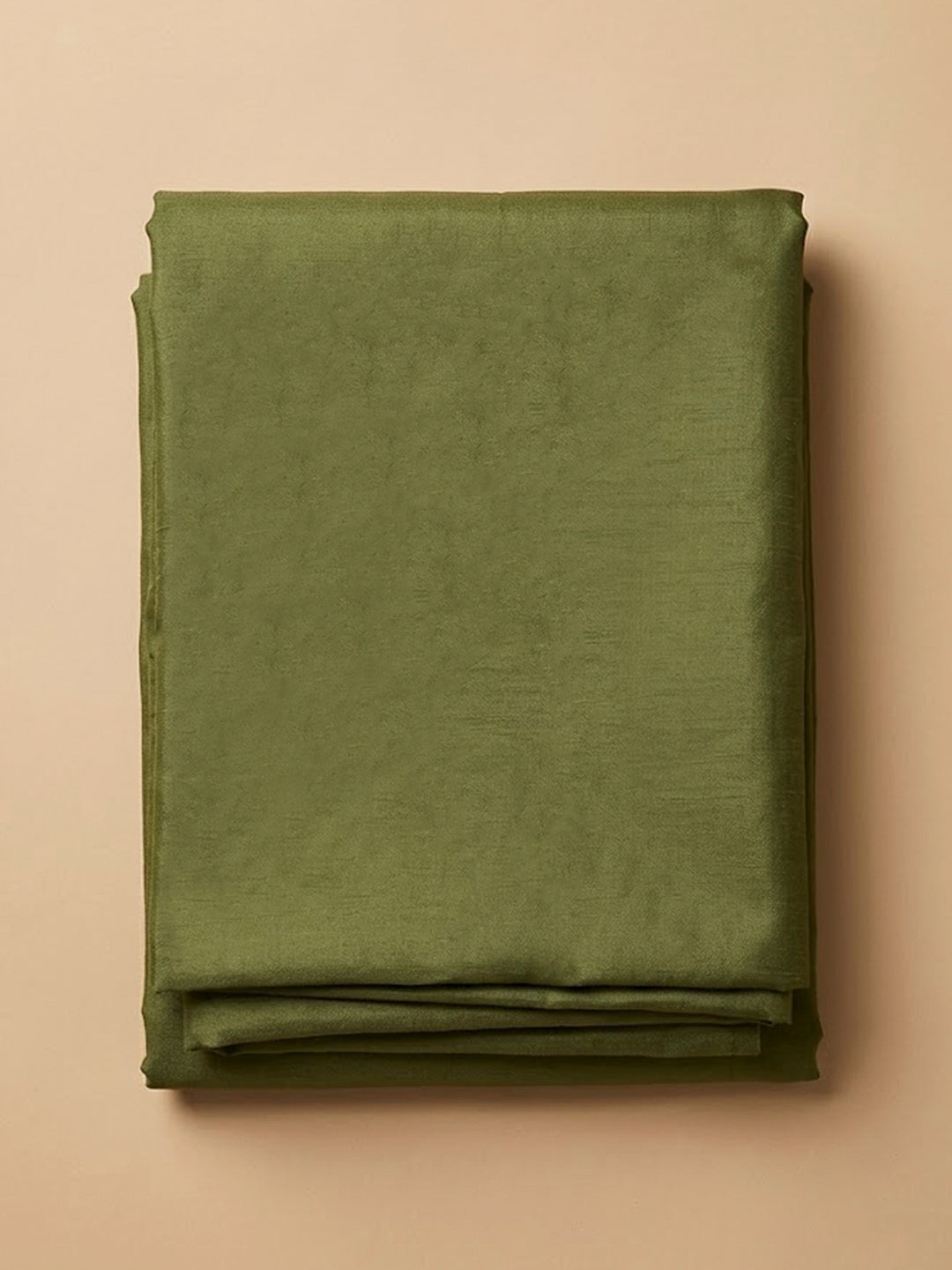 Green Chanderi Embroidered Unstitched Dress Material