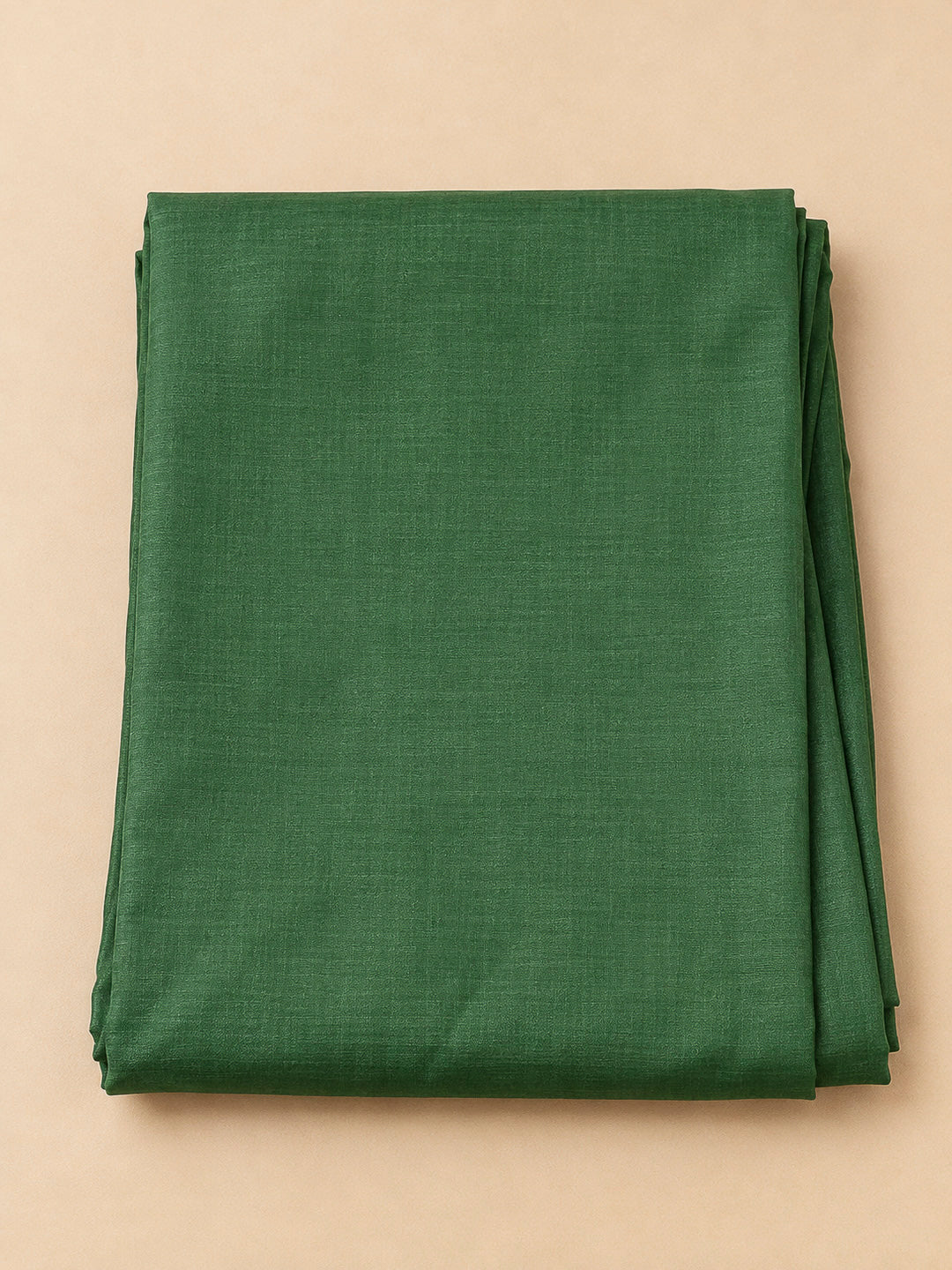 Green Chanderi Embroidered Unstitched Dress Material