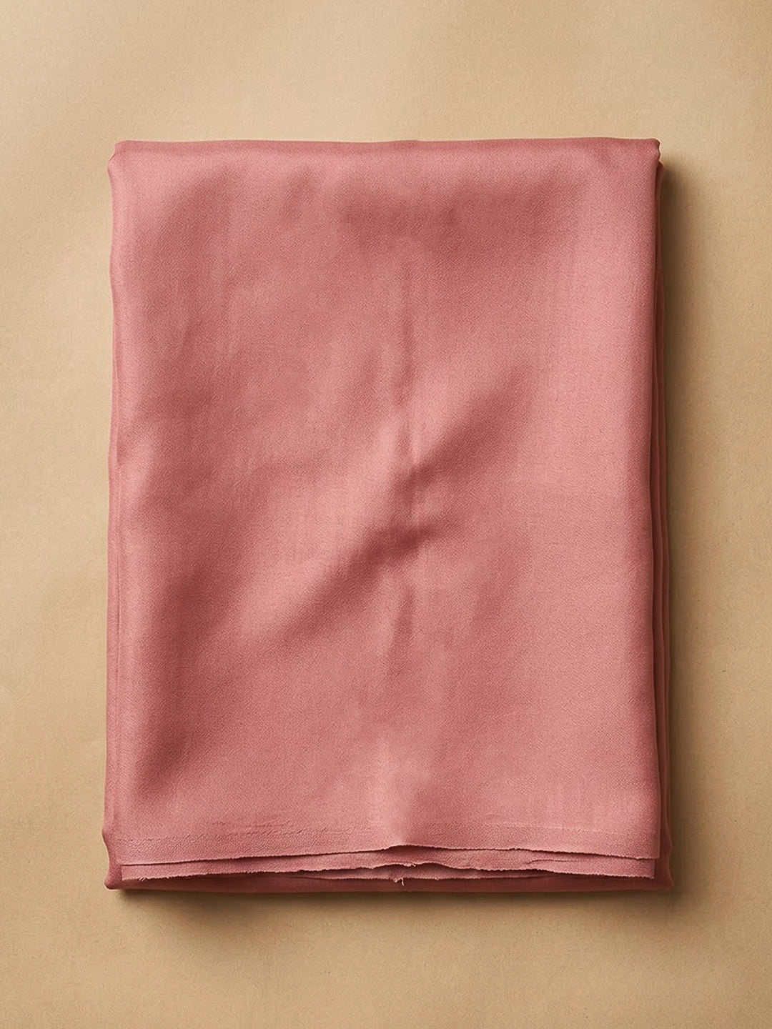 Peach Cotton Blend Embroidered Unstitched Dress Material
