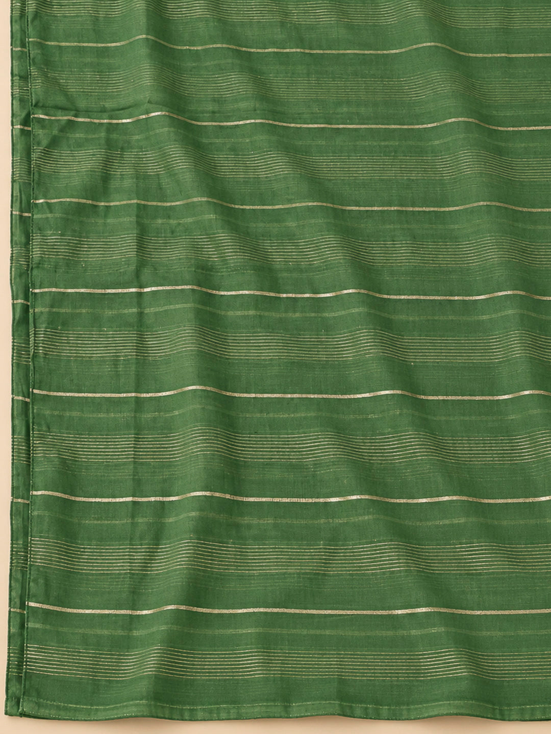 Green Chanderi Embroidered Unstitched Dress Material