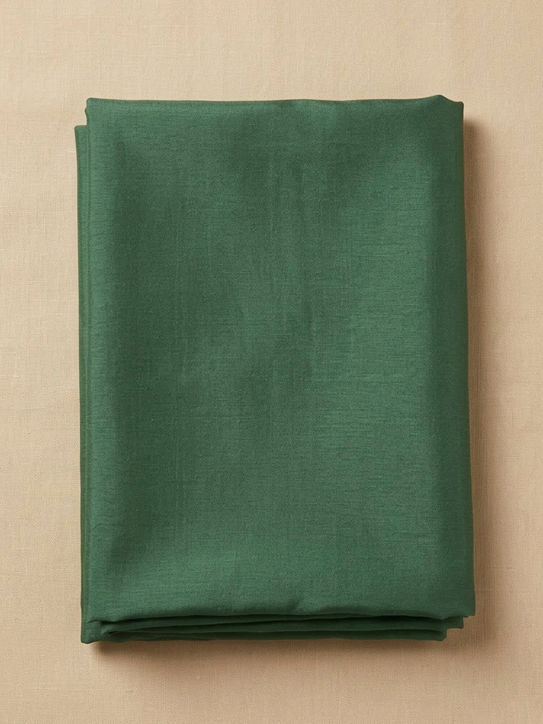 Green Organza Embroidered Unstitched Dress Material