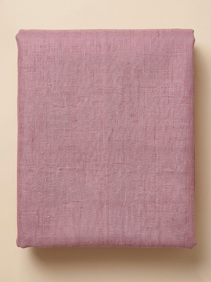 Onion Pink Tussar Printed Unstitched Dress Material