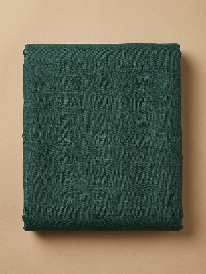 Green Tussar Printed Unstitched Dress Material