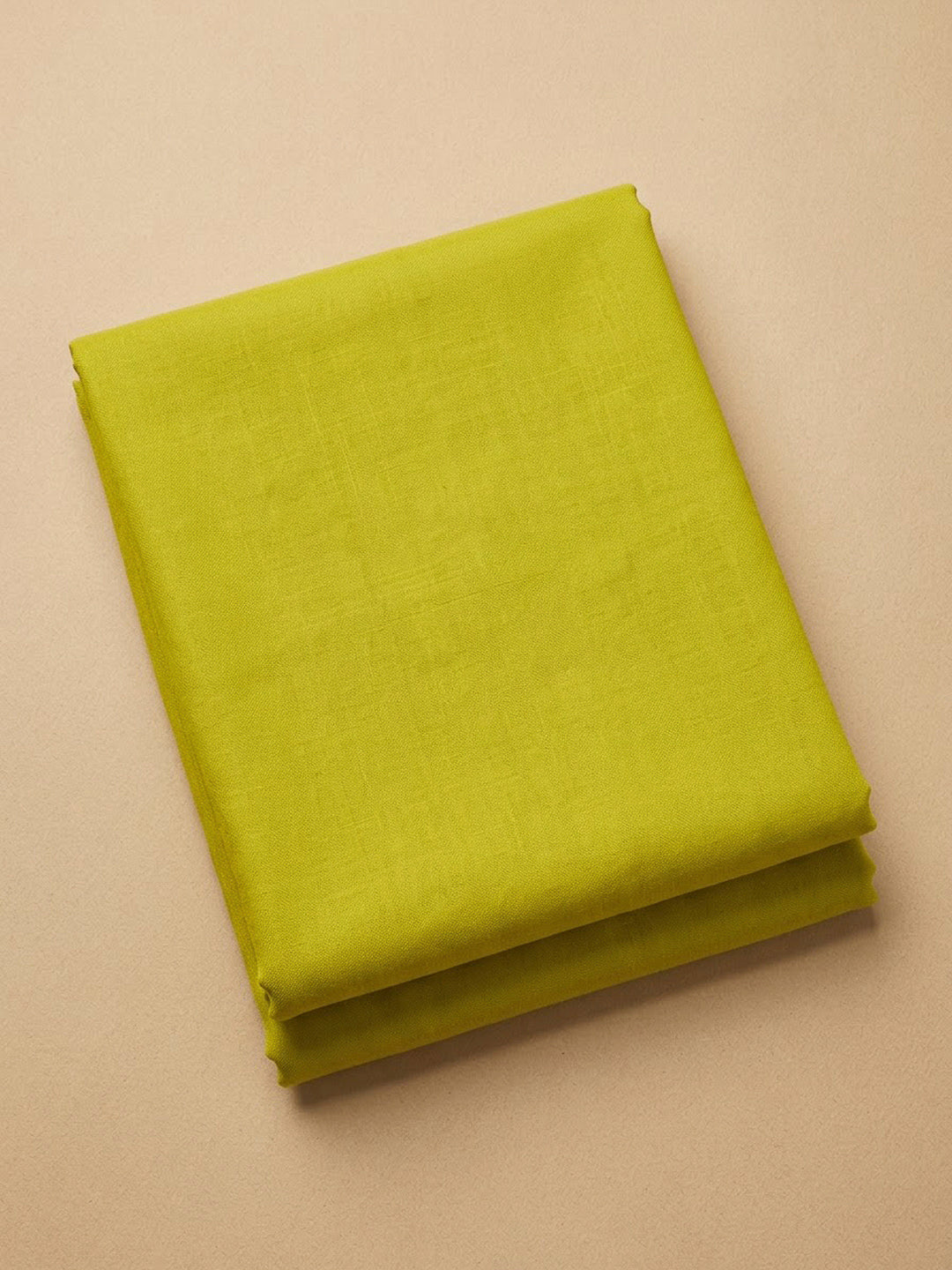 Lemon Cotton Blend Embroidered Unstitched Dress Material