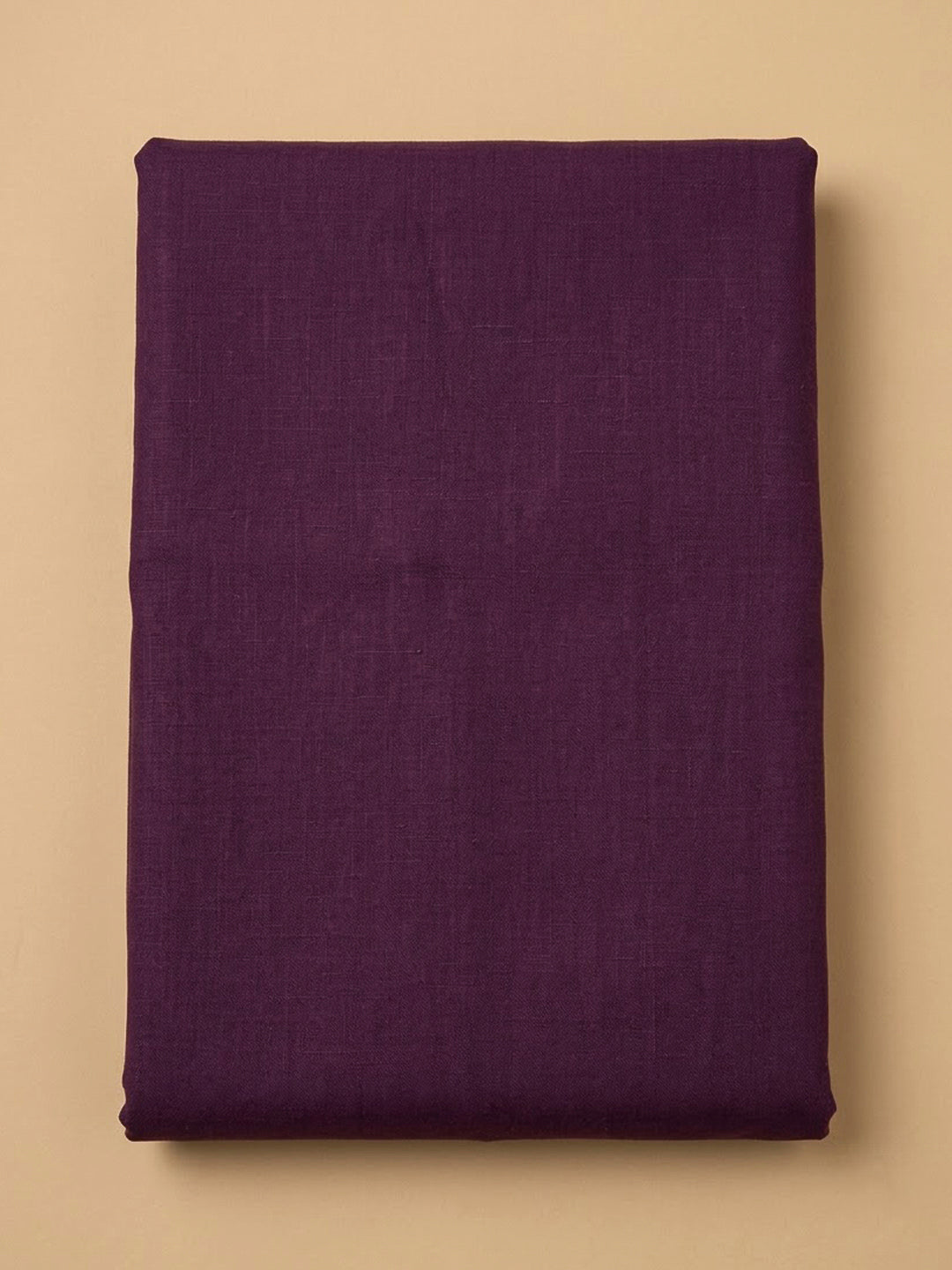 Purple Cotton Blend Embroidered Unstitched Dress Material