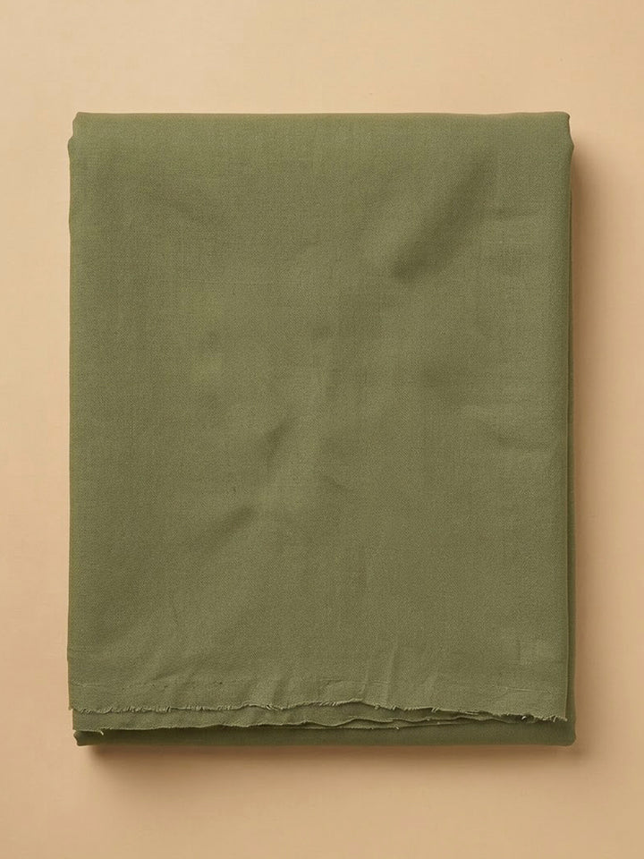 Aqua Green Cotton Blend Embroidered Unstitched Dress Material